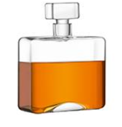 Cask Whisky Rectangle Decanter 1l