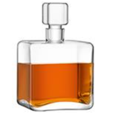 Cask Whisky Square Decanter 1l