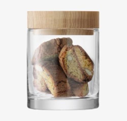 Lotta Container & Ash Lid H14cm Clear