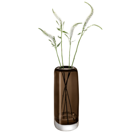 Melt Vase 34cm Mushroom Brown