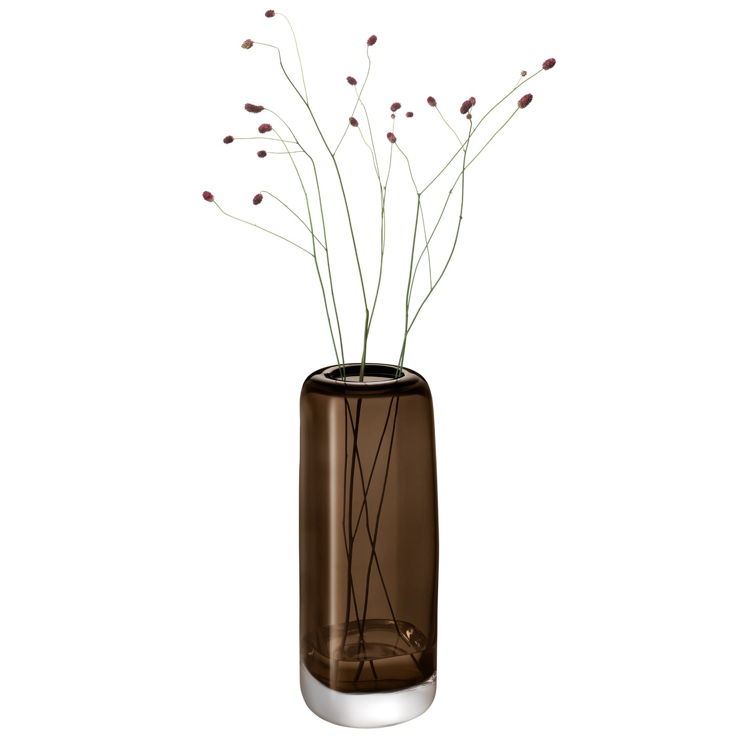 Melt Vase 34cm Mushroom Brown