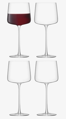 Metropolitan Wine Glass 400ml Clear x 4
