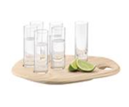 Palette Shot Set Clear & Ash Board W24cm/L29cm Clear