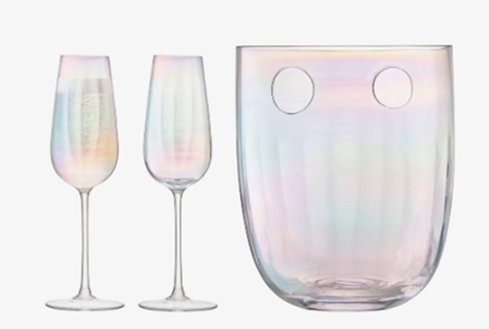 Pearl Champagne Flute set of 4