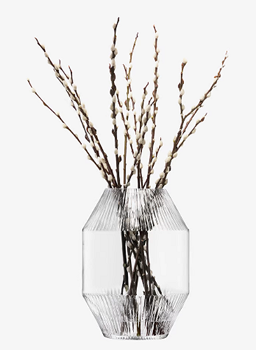 Rotunda Vase H37cm Clear