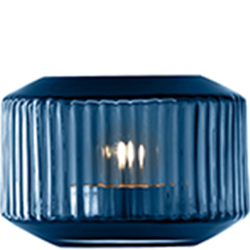 Rotunda Tealight Holder/Vase H7cm Sapphire
