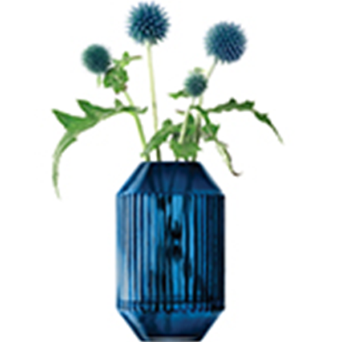 Rotunda Vase H15cm Sapphire