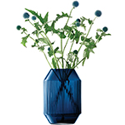 Rotunda Lantern/Vase H26cm Sapphire