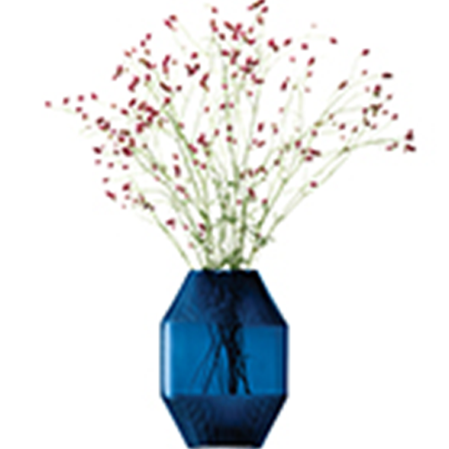 Rotunda Vase H37cm Sapphire