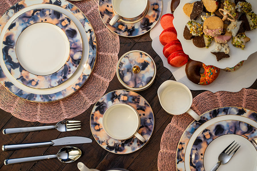 Emaan -97pcs Dinner Set Bone China