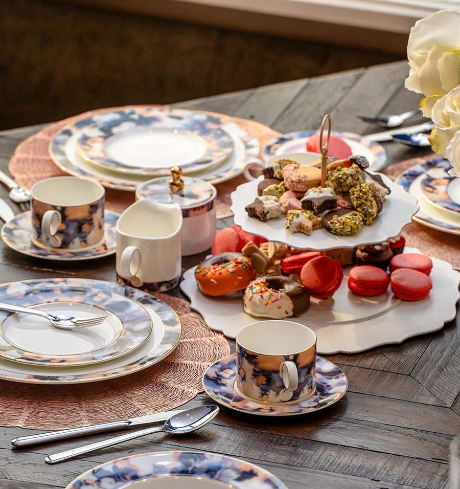 Emaan -97pcs Dinner Set Bone China