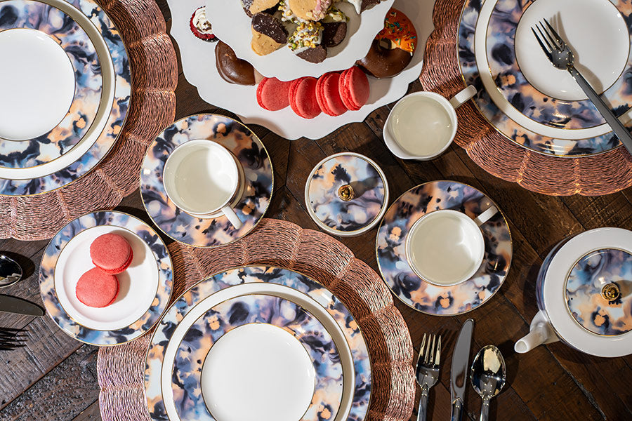 Emaan -97pcs Dinner Set Bone China