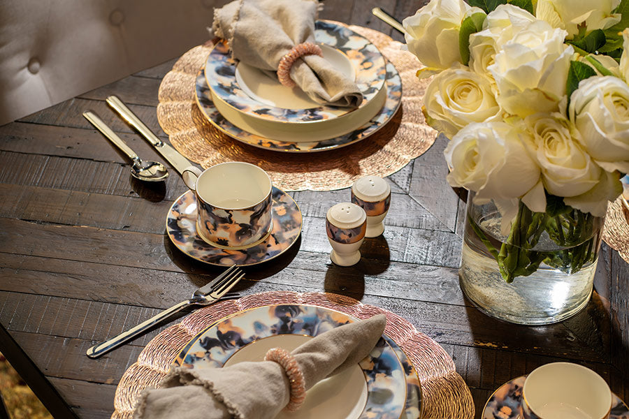 Emaan -97pcs Dinner Set Bone China