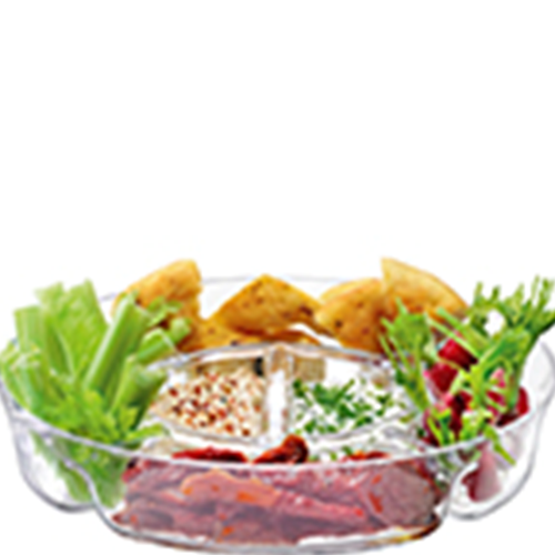 Serve Multi Platter Ø35cm Clear