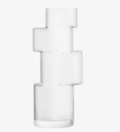 Tier Vase H35cm Clear