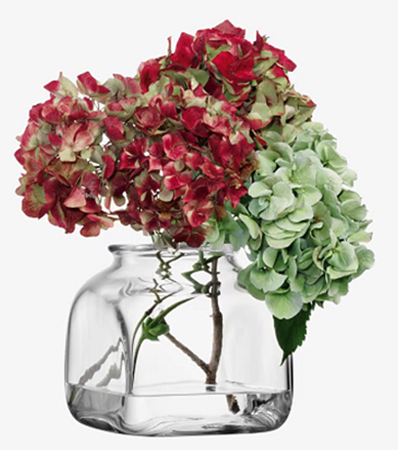 Umberto Vase H15cm Clear