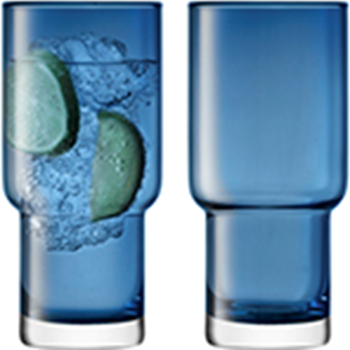 Utility Highball 390ml Sapphire x 2