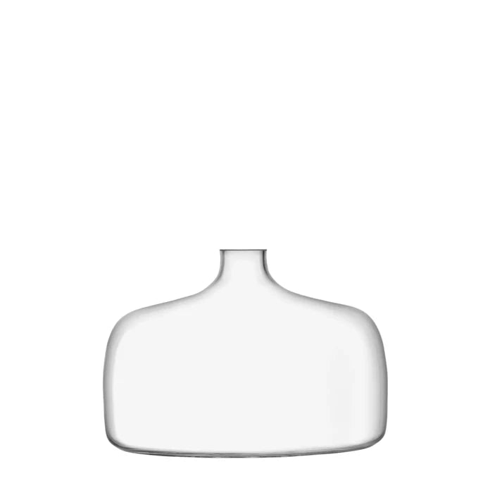 Vessel Wide Vase Clear