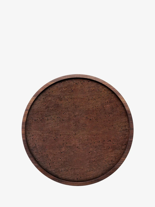 City Serving Tray 40cm Walnut/Cork