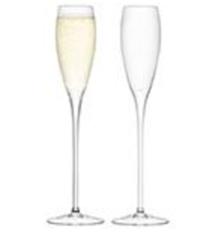 Wine Champagne Flute 160ml Clear x 2