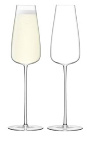 Wine Culture Champagne Flute 330ml Clear x 2