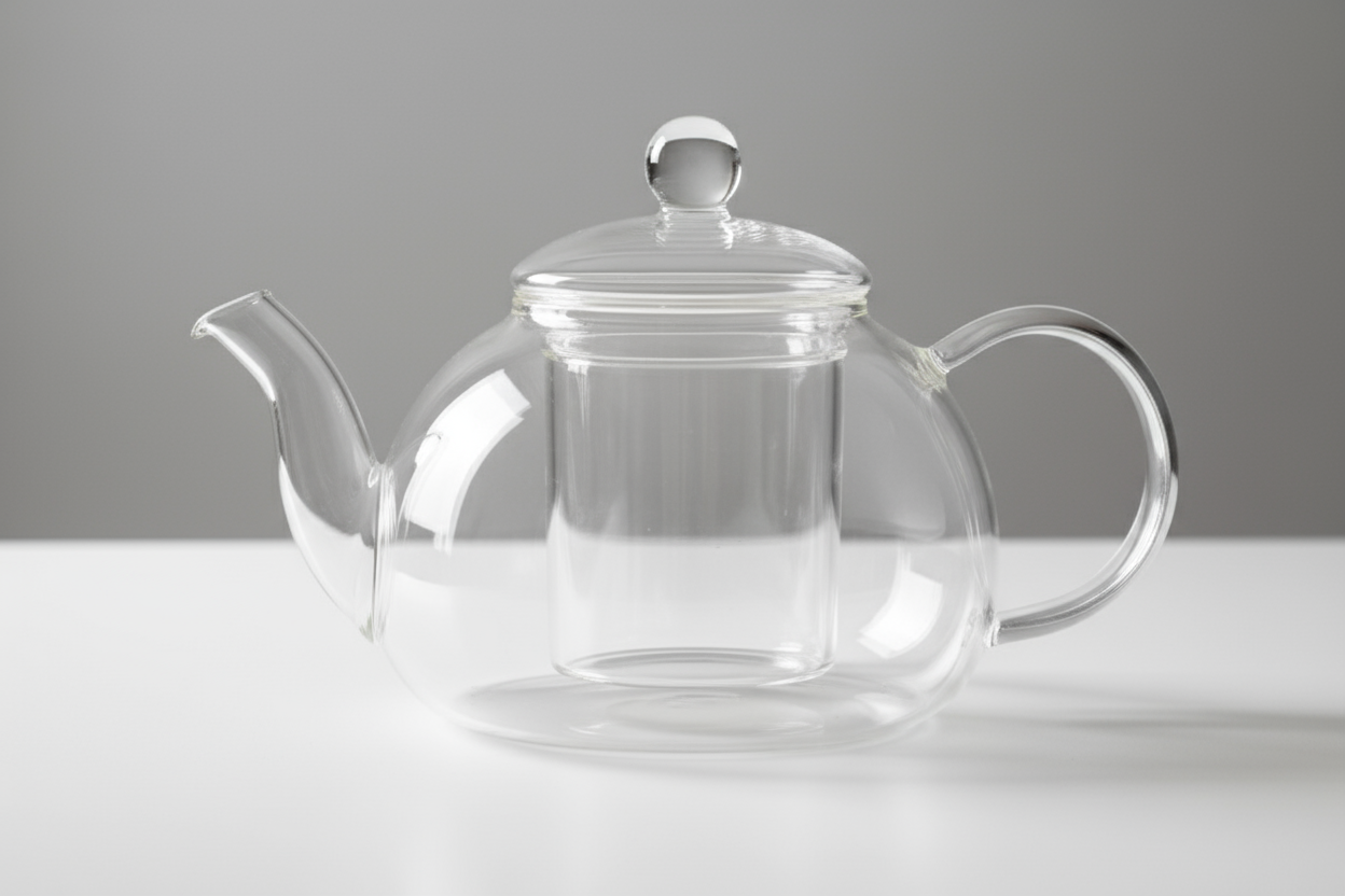 a borosilicate teapot