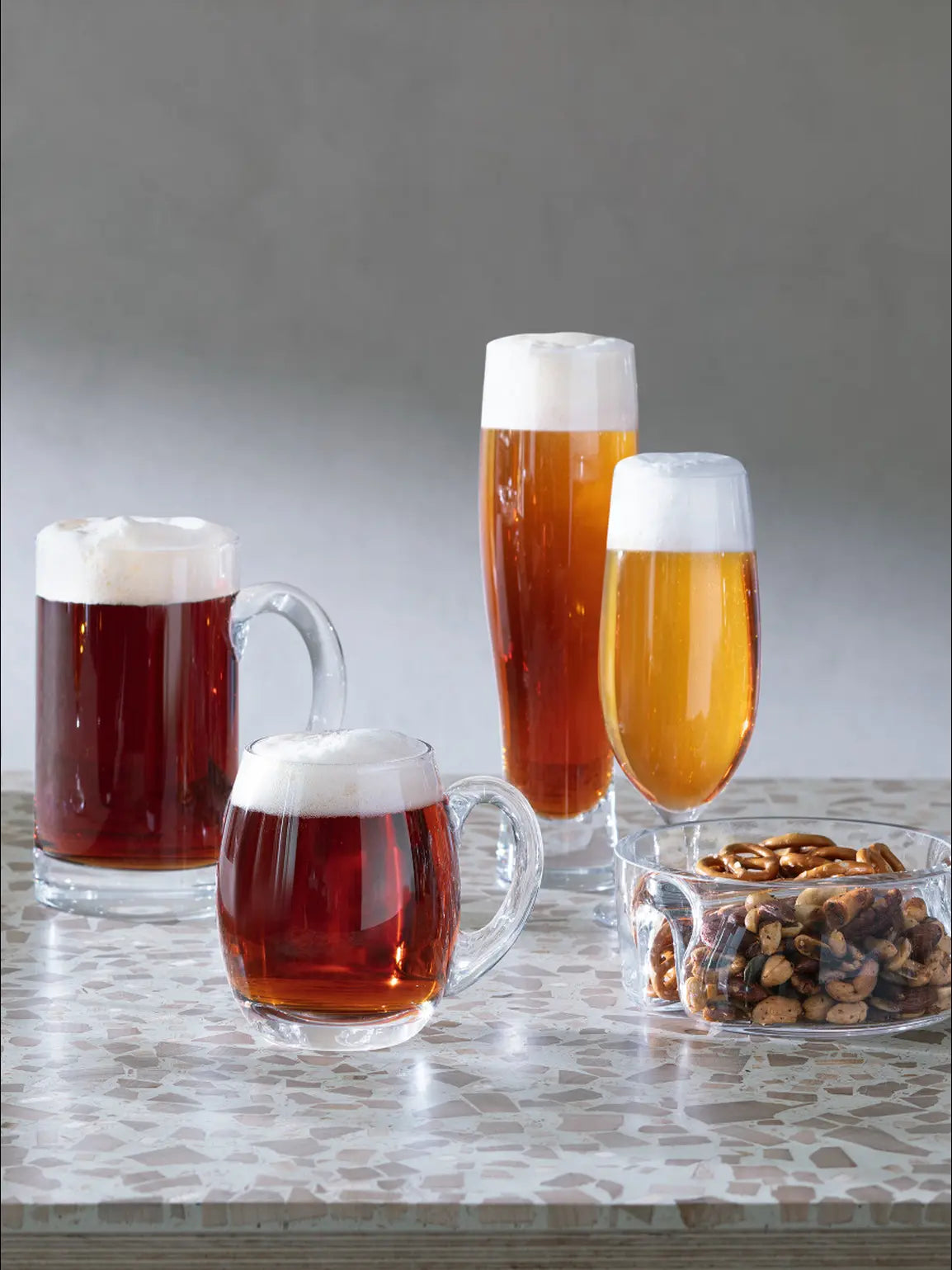 Bar Pilsner Glass 450ml Clear x 2