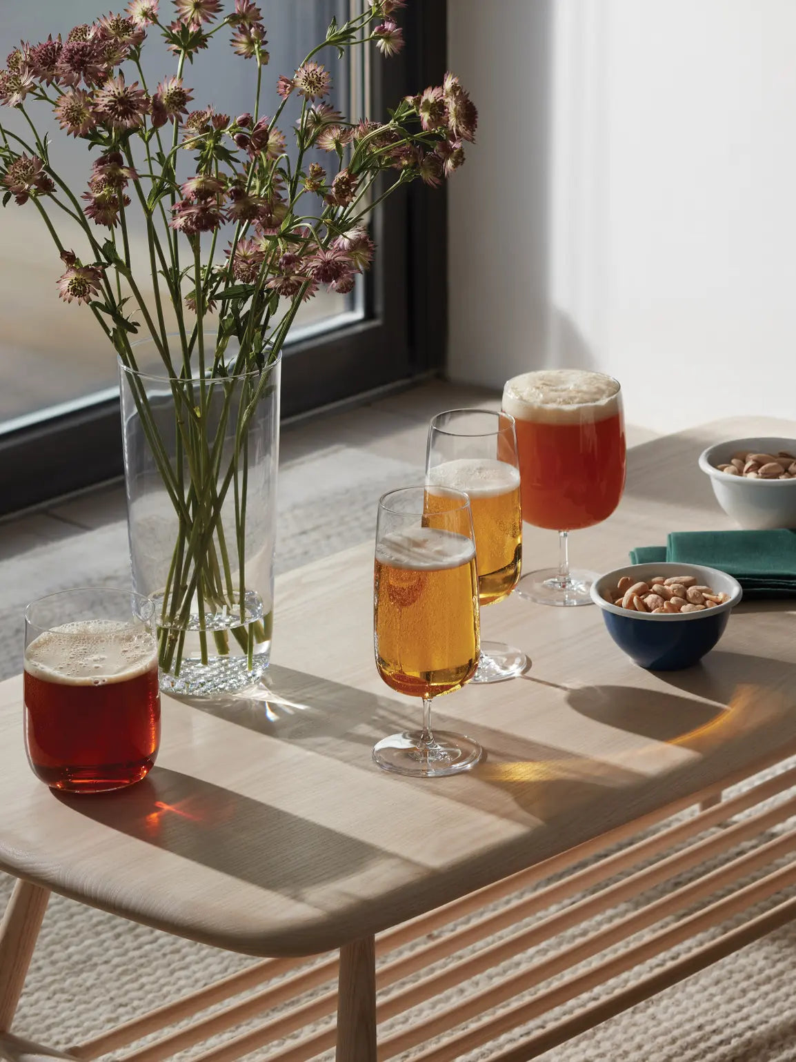 Borough Pilsner Glass 440ml Clear x 4