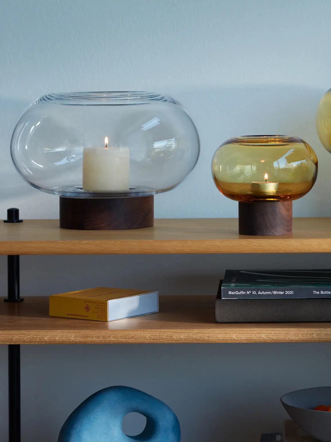 Oblate Vase/Lantern H19.5cm