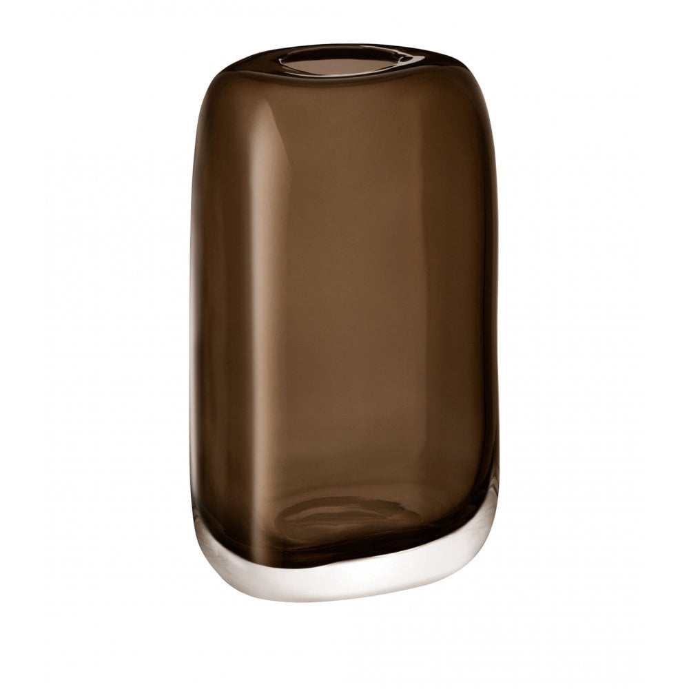 Melt Vase 24cm Mushroom Brown