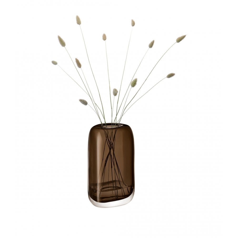 Melt Vase 24cm Mushroom Brown