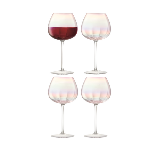 Pearl Red Wine Glass Set of 4