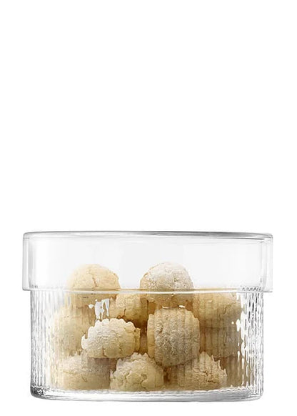 LSA Wicker Container & Lid Clear