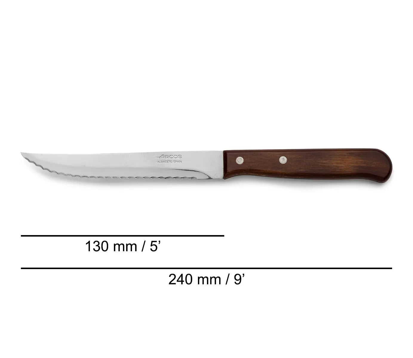 KITCHEN K. SERRATED 130 MM. BOX - LATINA"