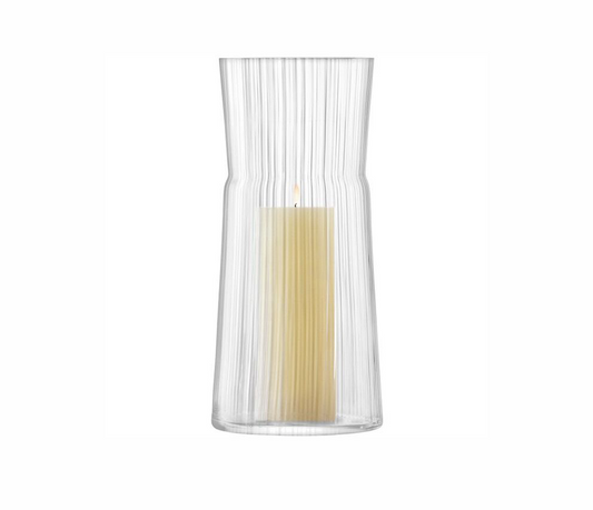 Gio Line Lantern/Vase H18.5cm Clear
