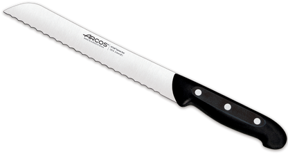 BREAD K. SERRATED 210 MM. BLISTER - MAITRE