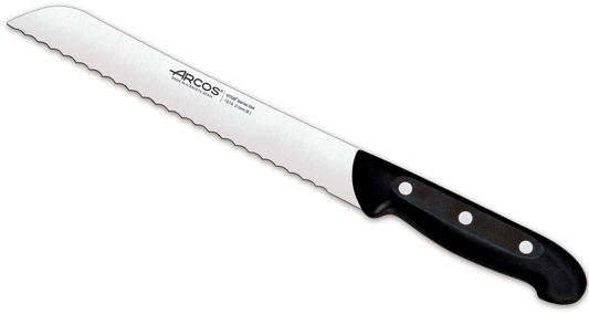 BREAD K. SERRATED 210 MM. BLISTER - MAITRE