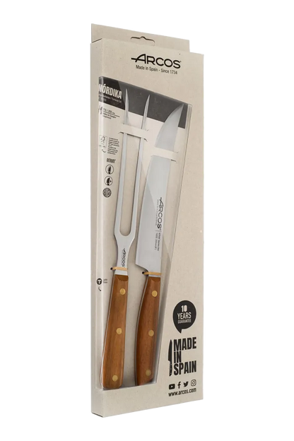 2 PCS. BARBECUE SET - CASE - NORDIKA