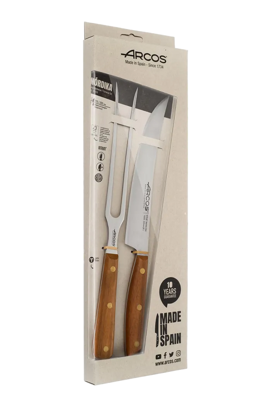 2 PCS. BARBECUE SET - CASE - NORDIKA