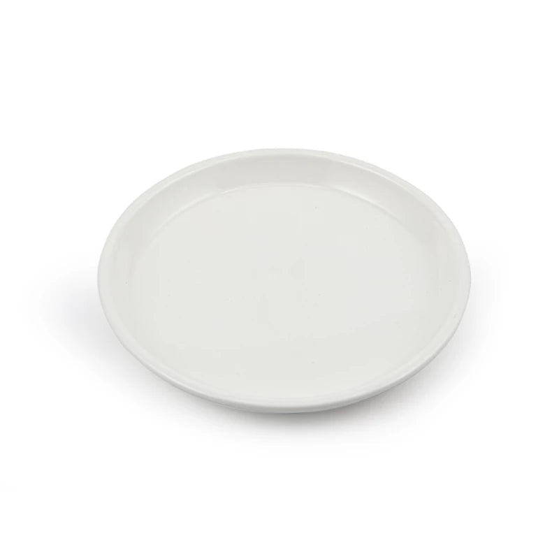 BST0004 Flat Plate 9 Inch Ivory Porcelain