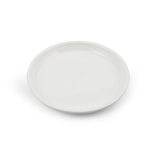 BST0004 Flat Plate 9 Inch Ivory Porcelain