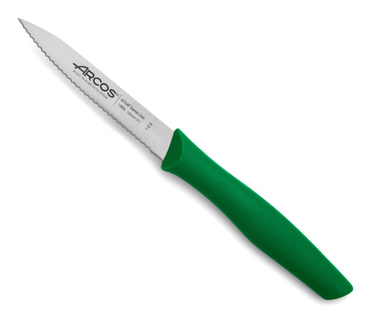PARING K. GREEN SERRATED 100 MM. D. BOX - NOVA