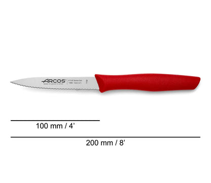 PARING K. RED SERRATED 100 MM. D. BOX - NOVA