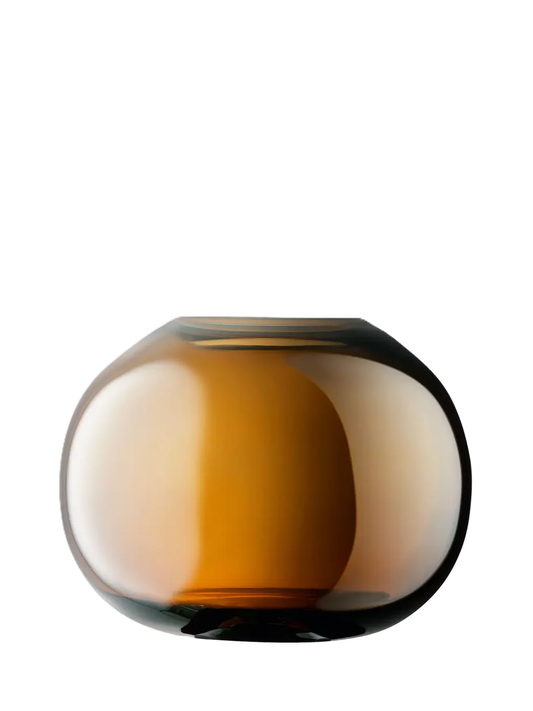 Epoque Vase H13.5cm Amber/Lustre