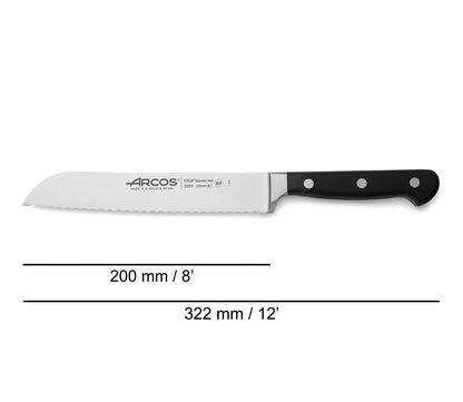BREAD K. SERRATED 180 MM. CASE - OPERA.."