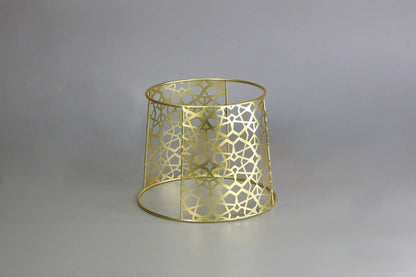 Elevation 8-Inch Round Gold Stand side view