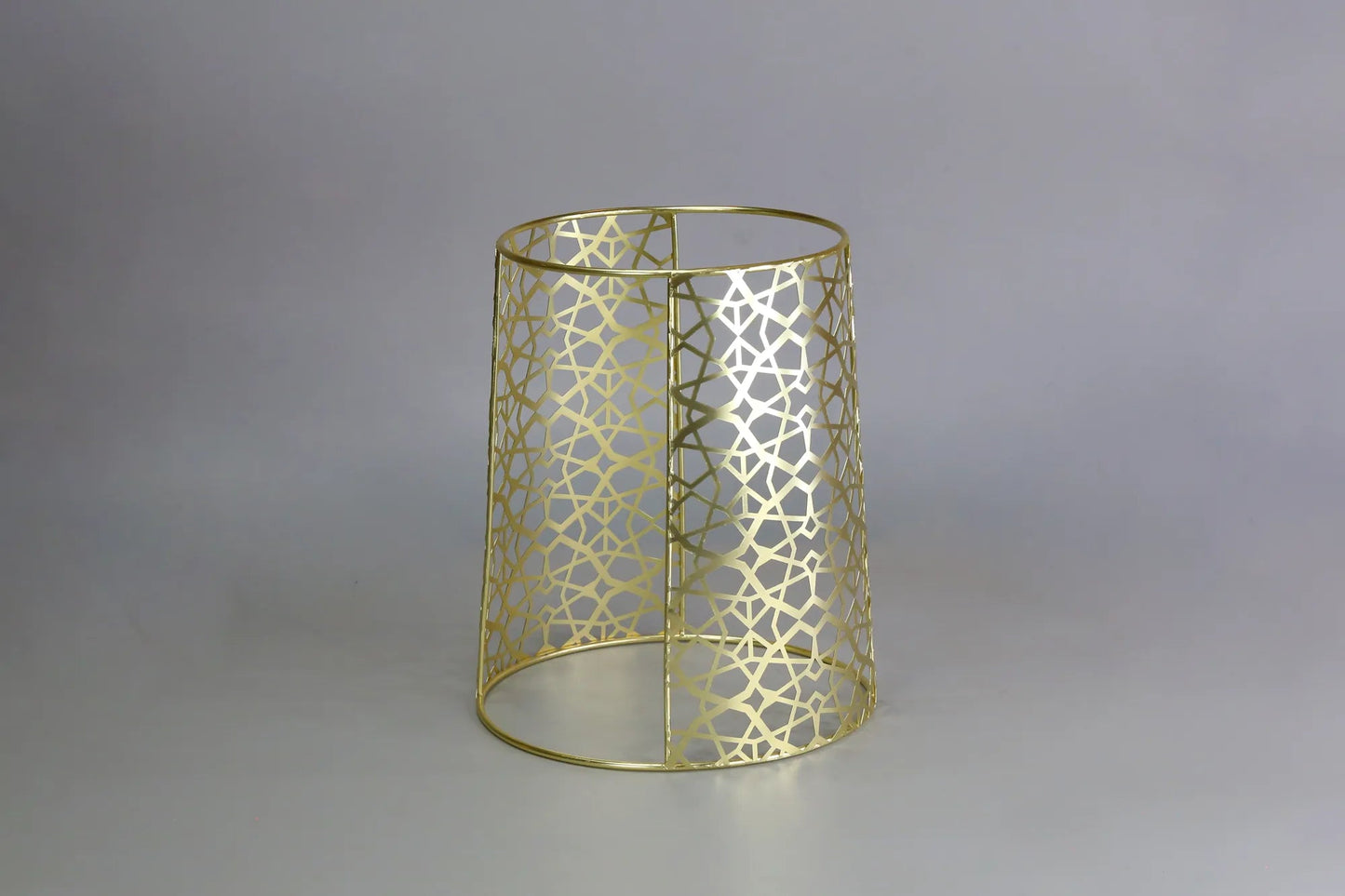 Elevation 12-Inch Round Gold Stand side view