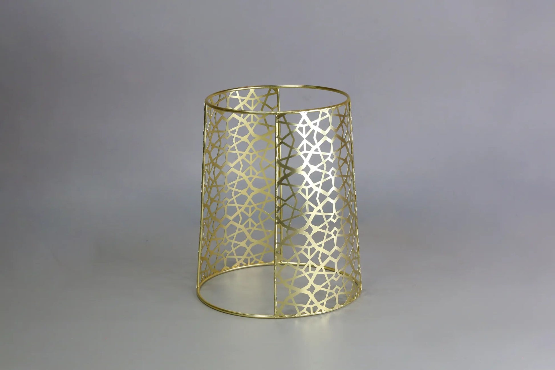 Elevation 12-Inch Round Gold Stand side view