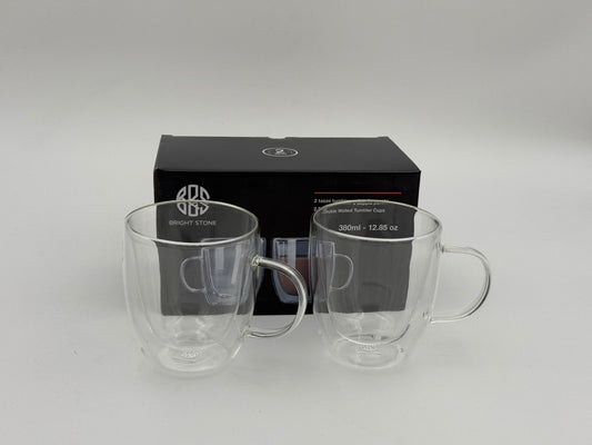 Double Wall Glass, 380 ml, 2 pcs/set