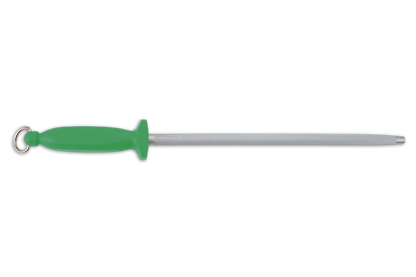 SHARPENING STEEL Green 300MM, Carbon Steel Chromium Coated Polypropylene, Arcos